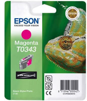 Epson T0343 Magenta UltraChrome Ink Cartridge (Chameleon) (C13T03434010)